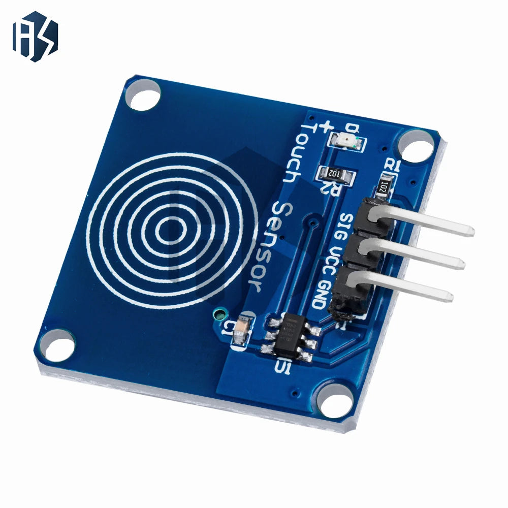 TTP223B Capacitive Touch Module: Plug & Play Switch for Arduino/Raspberry Pi – High Sensitivity, Factory Calibrated Zpaxo