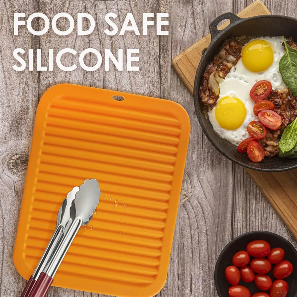 Silicone Trivets for Hot Dishes, Pots, Pans,Heat-Resistant Pot Holders for Kitchen Countertop Mats - Silicone Trivet Mat Zpaxo