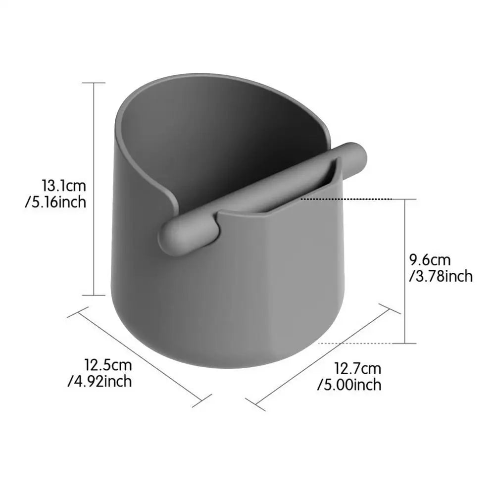 Coffee Knock Box Shock Absorbent Puck Container Bin Espresso Machine