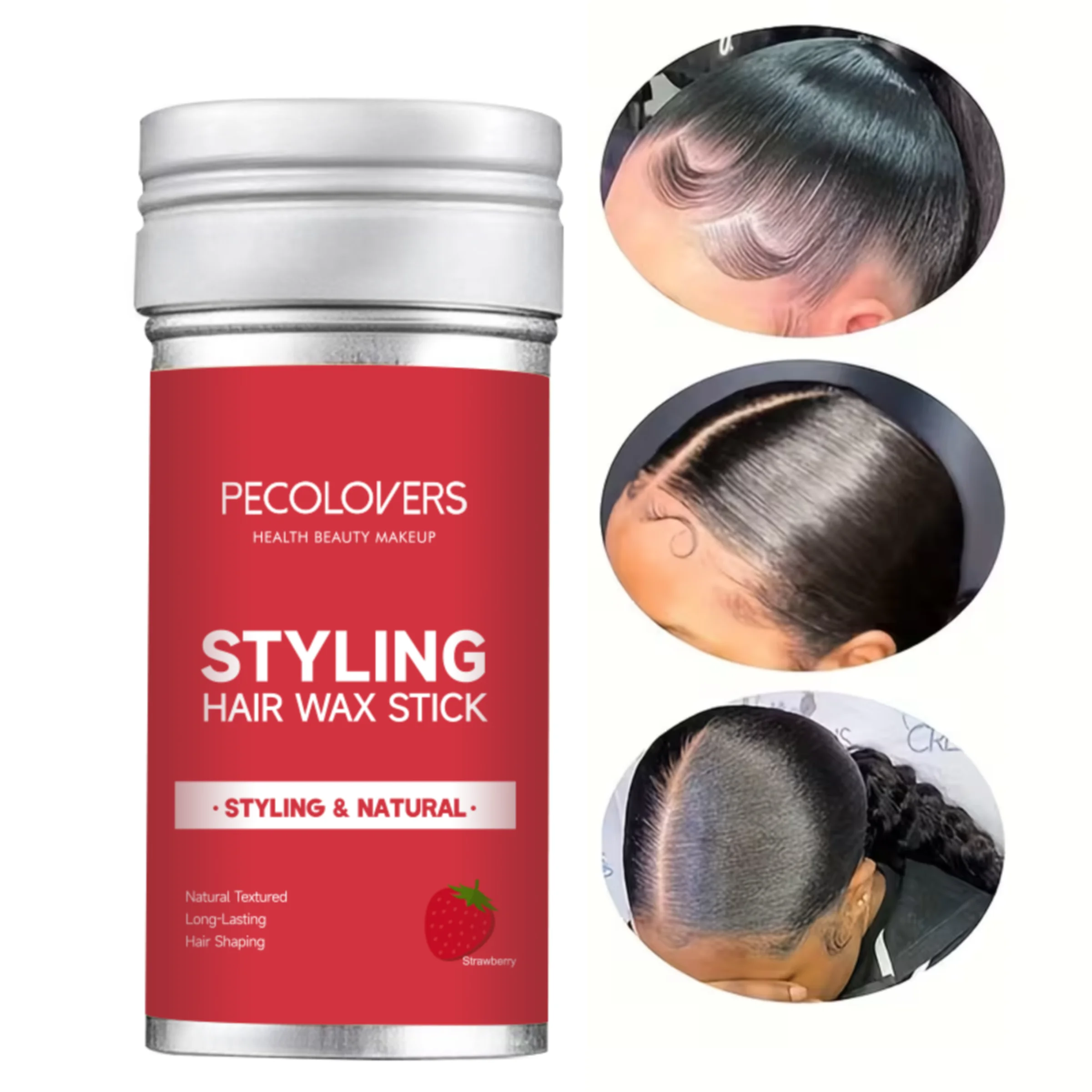 1PC Hair Wax Stick & Styling Wax for Smooth Wigs ,Slick Stick for Hair, Non-greasy Styling Hair Pomade Stick for Flyaways Edge Zpaxo