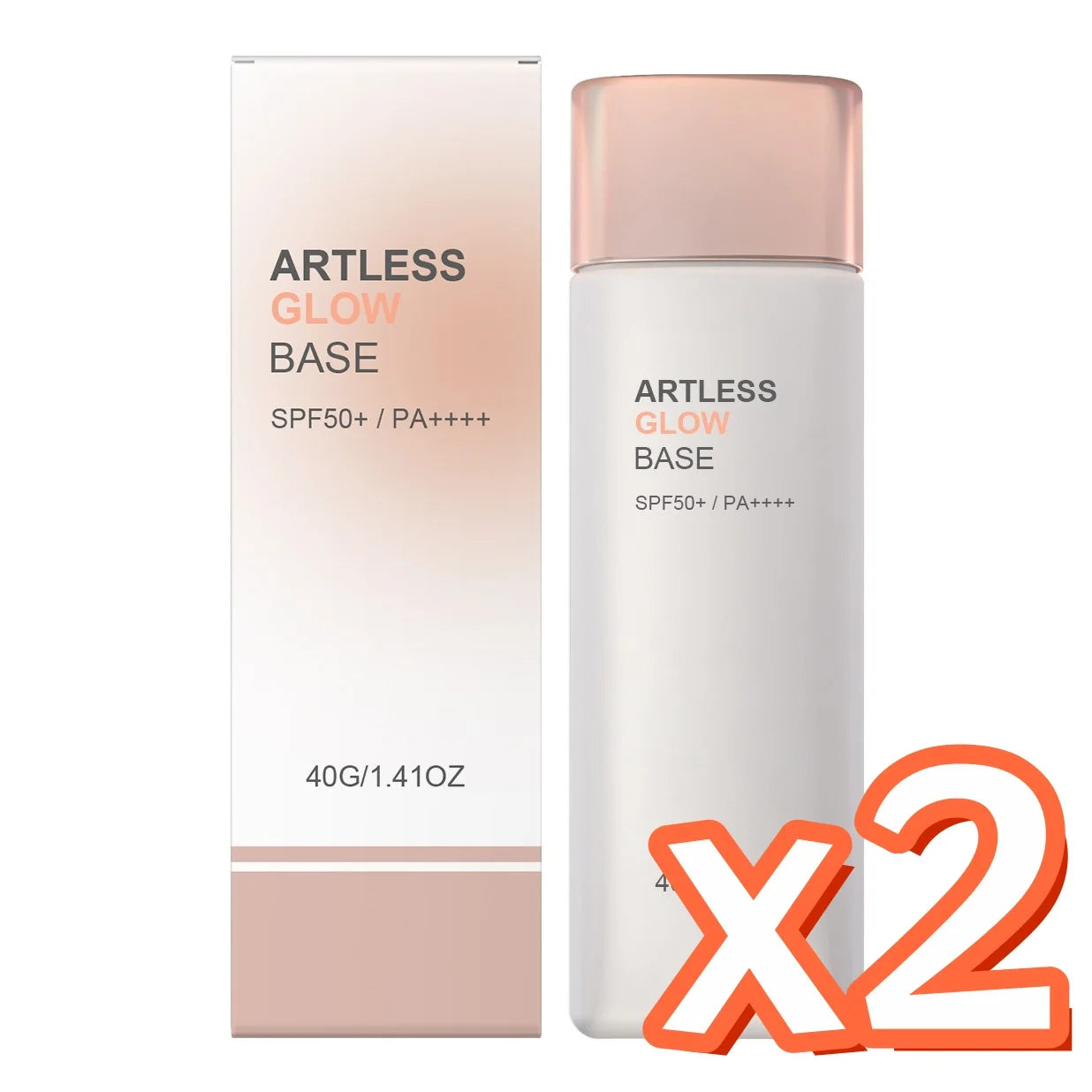 Hydrating Color-Adjusting Foundation SPF 15 | Natural Coverage Foundation Primer Cream Zpaxo 40g Boxed x2PCS