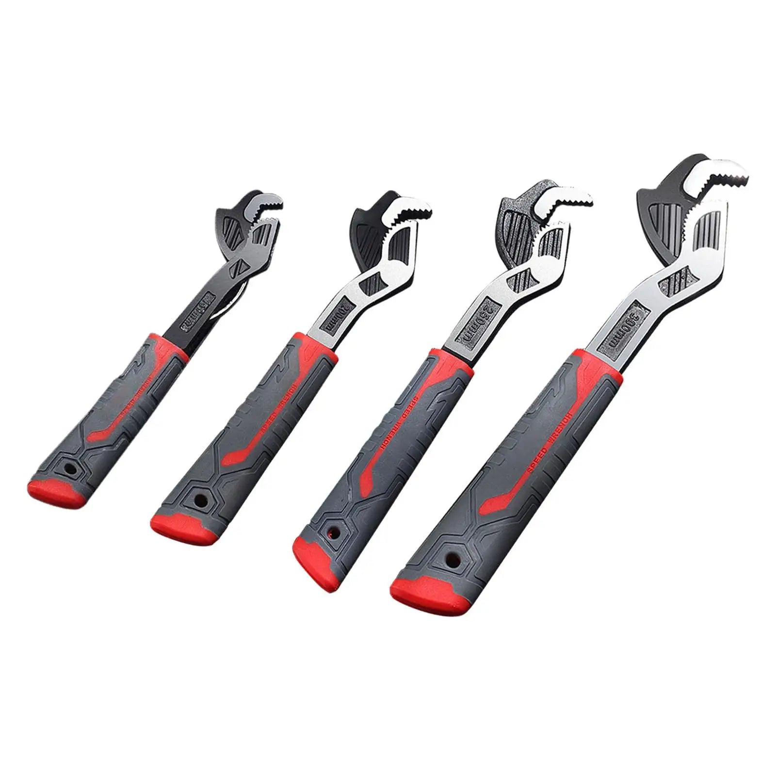 Self Adjustable Pipe Wrench Plumbing Wrench Tool Anti Slip Handle Heavy Duty Universal for Automobiles Tractors Practical Zpaxo