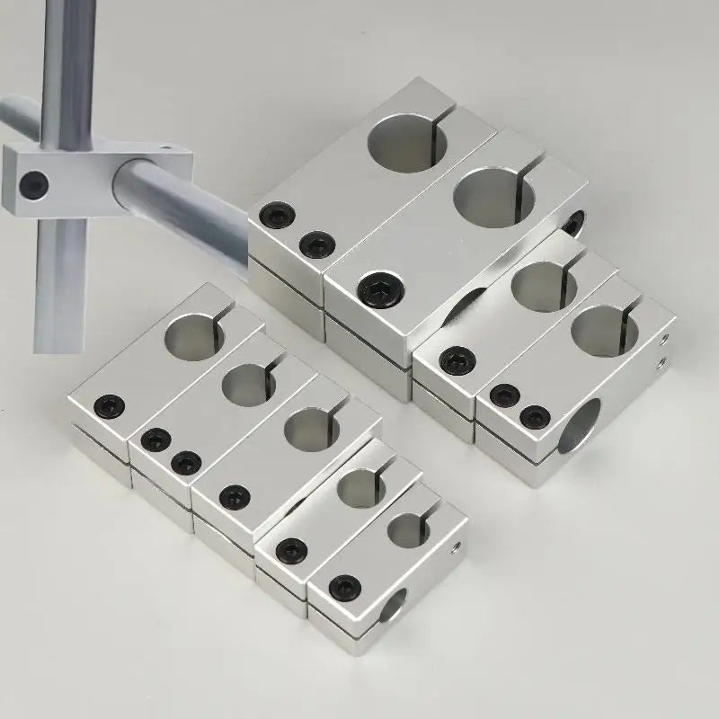 Aluminum Cross Pipe Clamp – Optical Axis Shaft Fixing Connector Shaft Clamp Connector Zpaxo