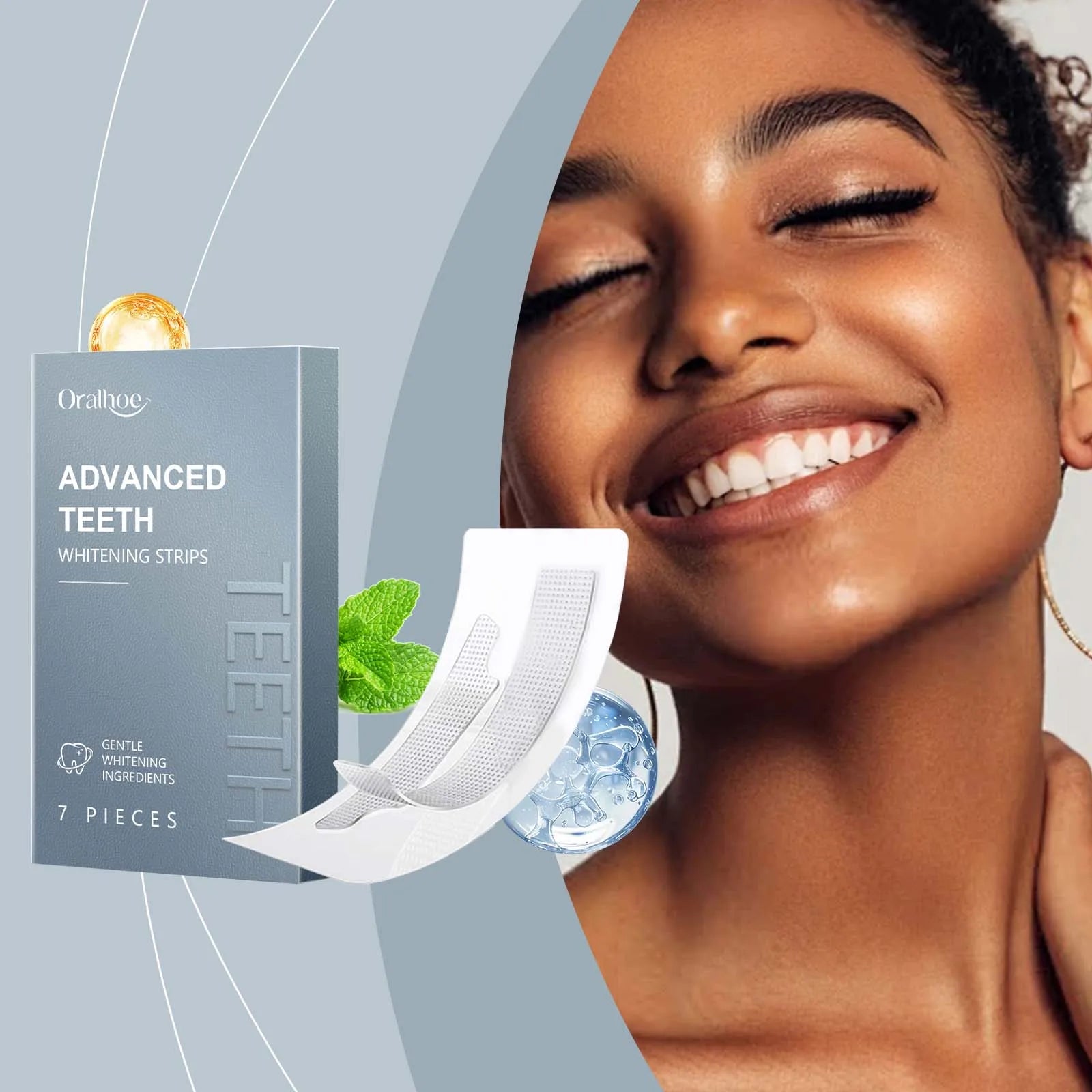 Oralhoe Teeth Whitening Strips – Enamel-Safe, Fresh Breath Teeth Whitening Strips Zpaxo