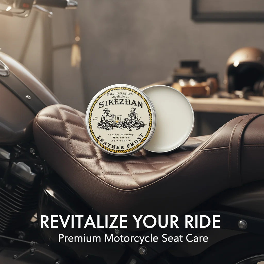 Leather Care Cream Refurbishment Polishing Paste Prevents Cracking Cleaner Moisturize for Car Bike Seats,Jackets,Bags,Boots Zpaxo