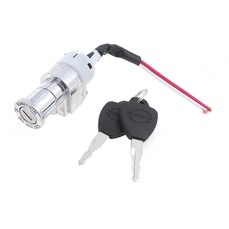 Performance Battery Charger Mini Lock with 2 Keys for Motorcycle Electric Bicycle Scooter E-Bike Electric Lock Accessories Zpaxo