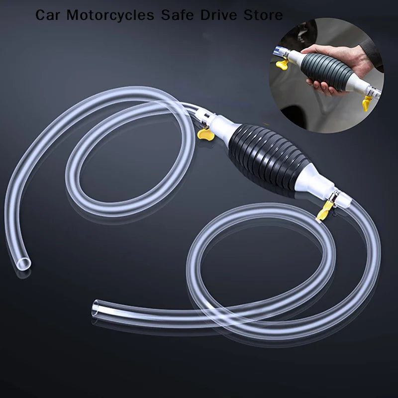 CMCar Sucker Oil Transfer Fuel Pump Multifunctional Manual Gasoline