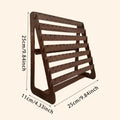 Solid Wood Jewelry Display Stand – Necklace & Bracelet Rack Jewelry Display Stand Zpaxo Brown