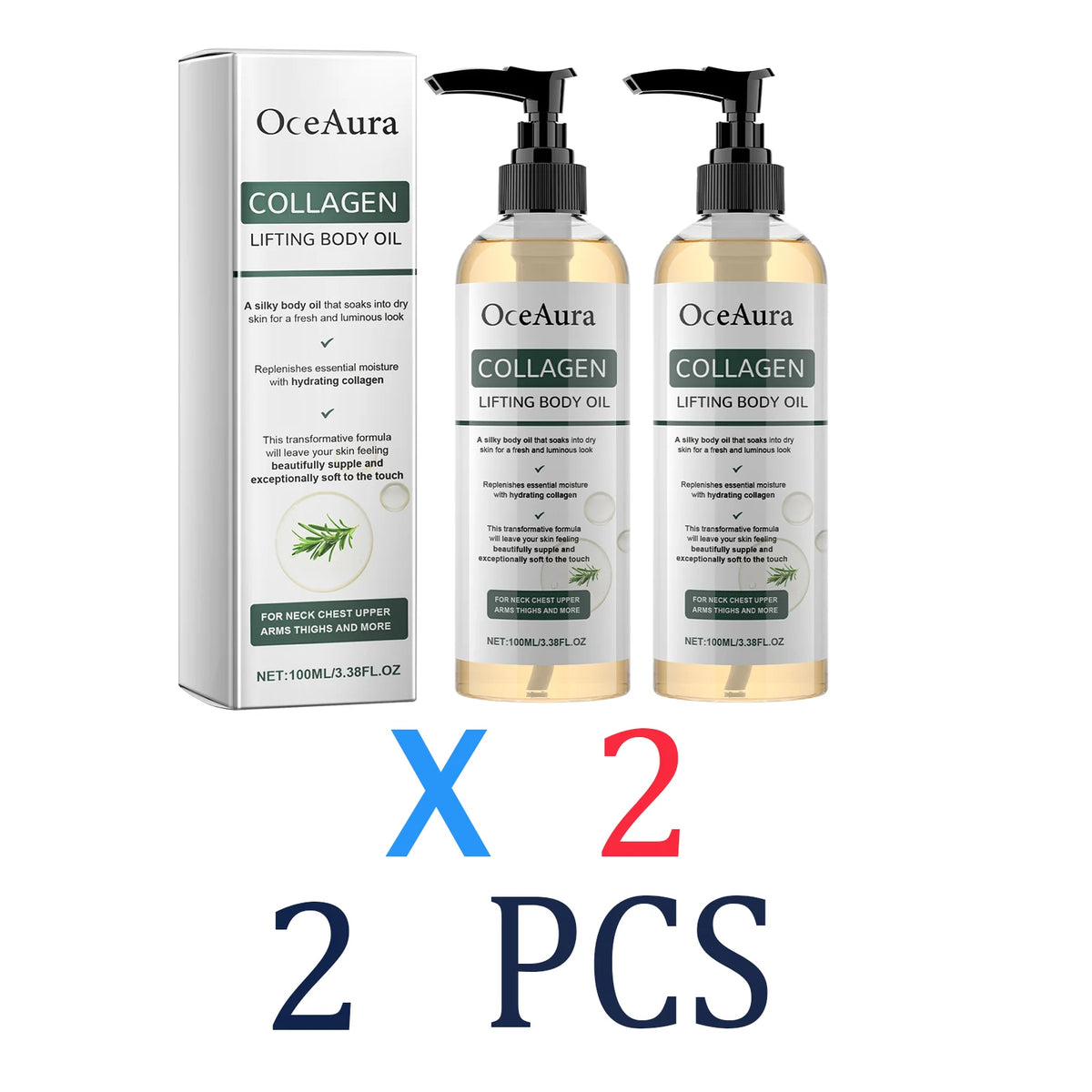 Collagen Body Oil Deep Hydration Lock Dry Skin Remedy Moisturizing Without Greasiness Gentle Nourishing Skin Care Firming Skin Zpaxo 200ml