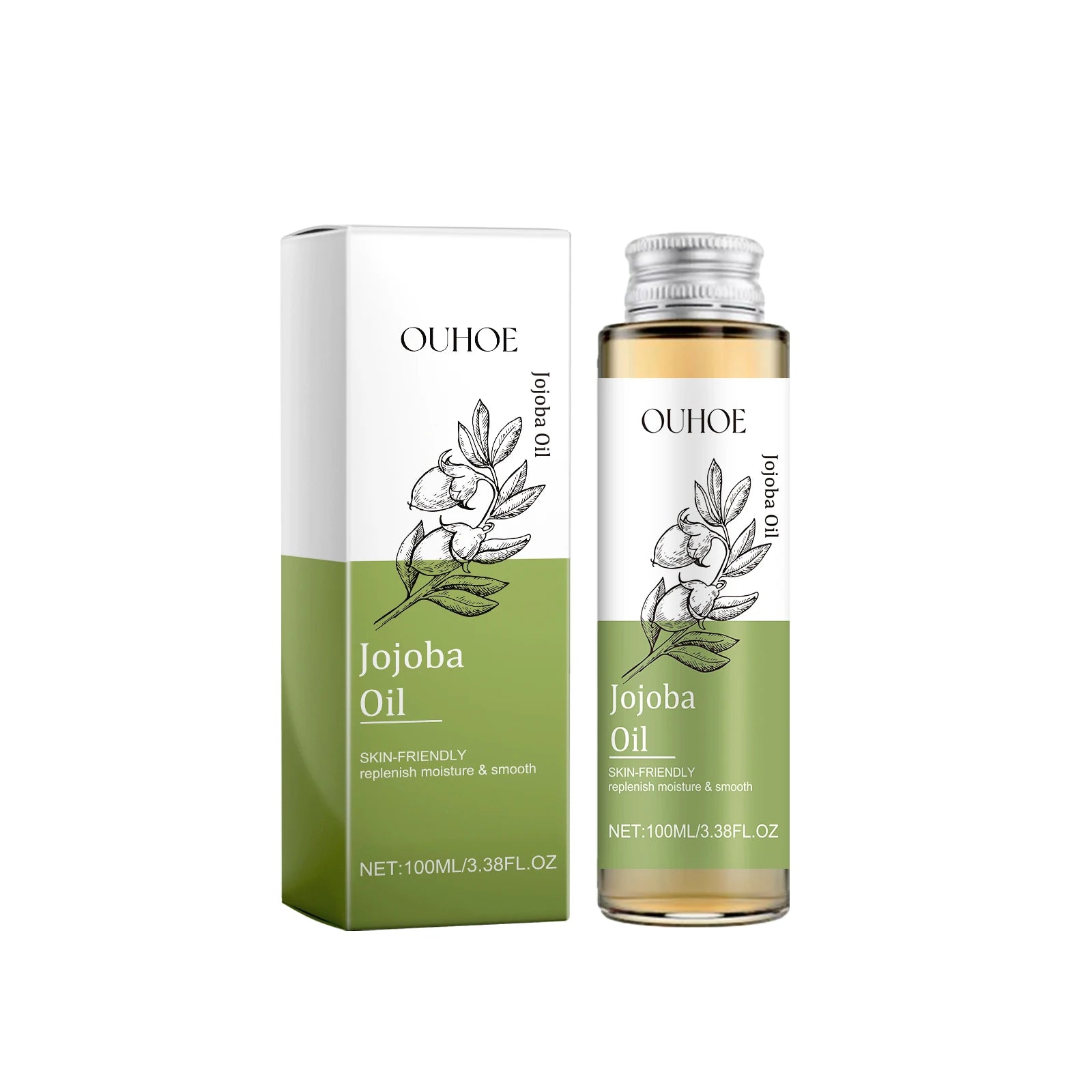Pure Cold Pressed Argan Oil for Skin, Hair, Face & Nails 100ml Argan Hair & Skin Oil Zpaxo Jojoba