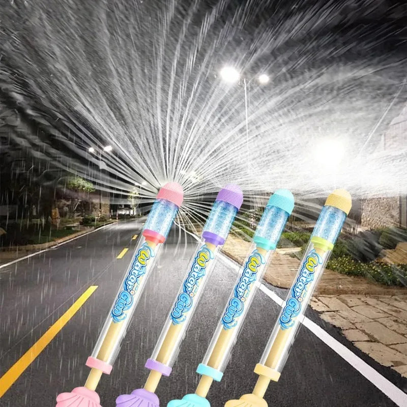 Fireworks Spray Water Pull-back Gun Outdoor Splash Games Pool Lawn