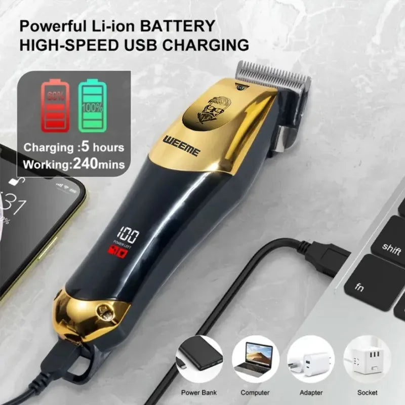 2026 New Arrival！Rechargeable Hair Cutting Machine Hair Trimmer Kit/T9 Vintage Mens Electric Hair Clipper Trimmer Boyfriend Gift Zpaxo