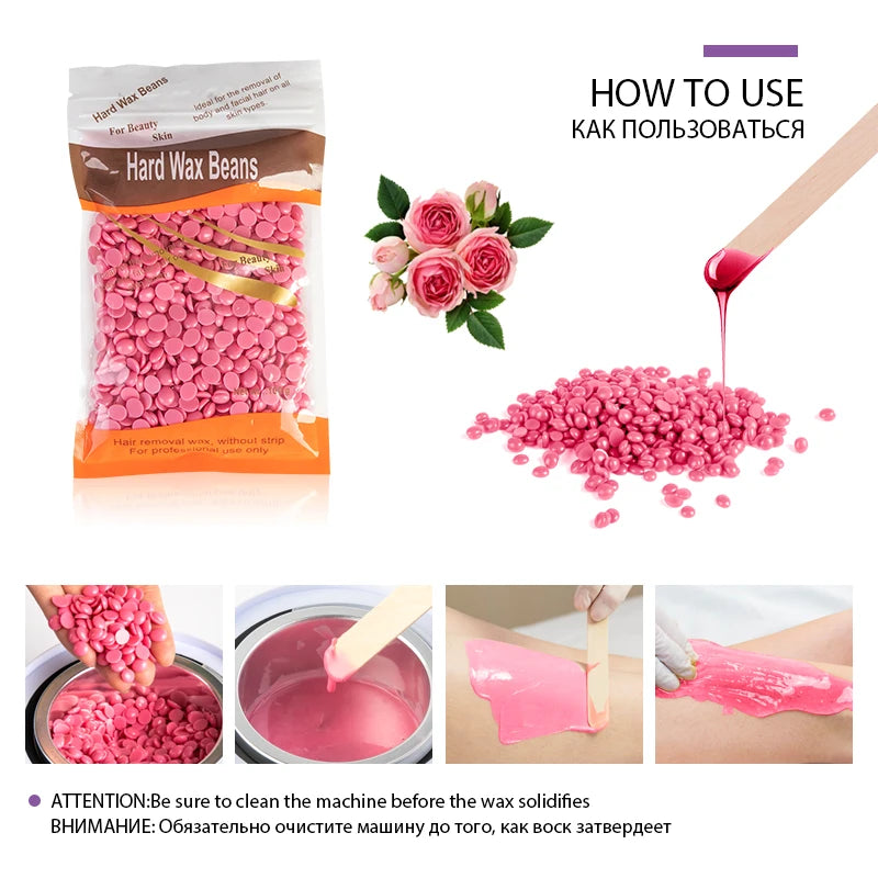 200ML Wax Heater Machine For Hair Removal Wax-Melting Pot Body Hair Remove With Packaging Box Waxing Kit Hair Removal Machine Zpaxo