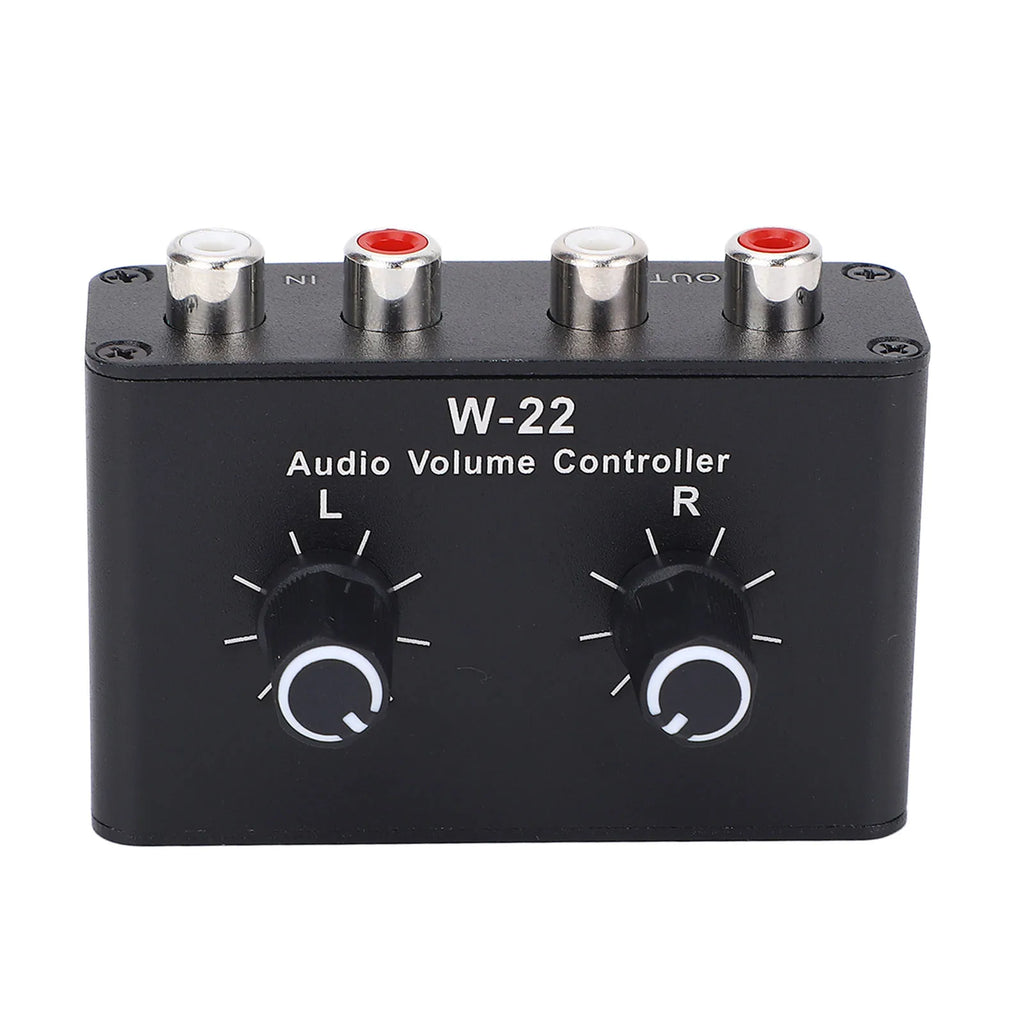 Volume Control Box Balance Adjuster Small Attenuator Knob Line Stereo