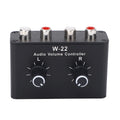 Volume Control Box Balance Adjuster Small Attenuator Knob Line Stereo