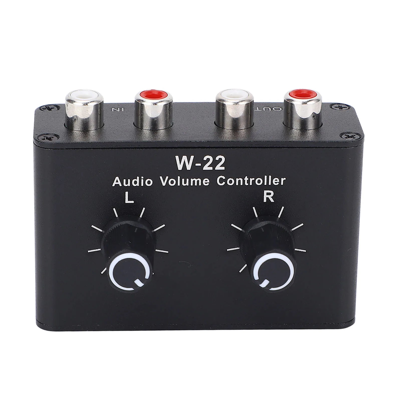 Volume Control Box Balance Adjuster Small Attenuator Knob Line Stereo