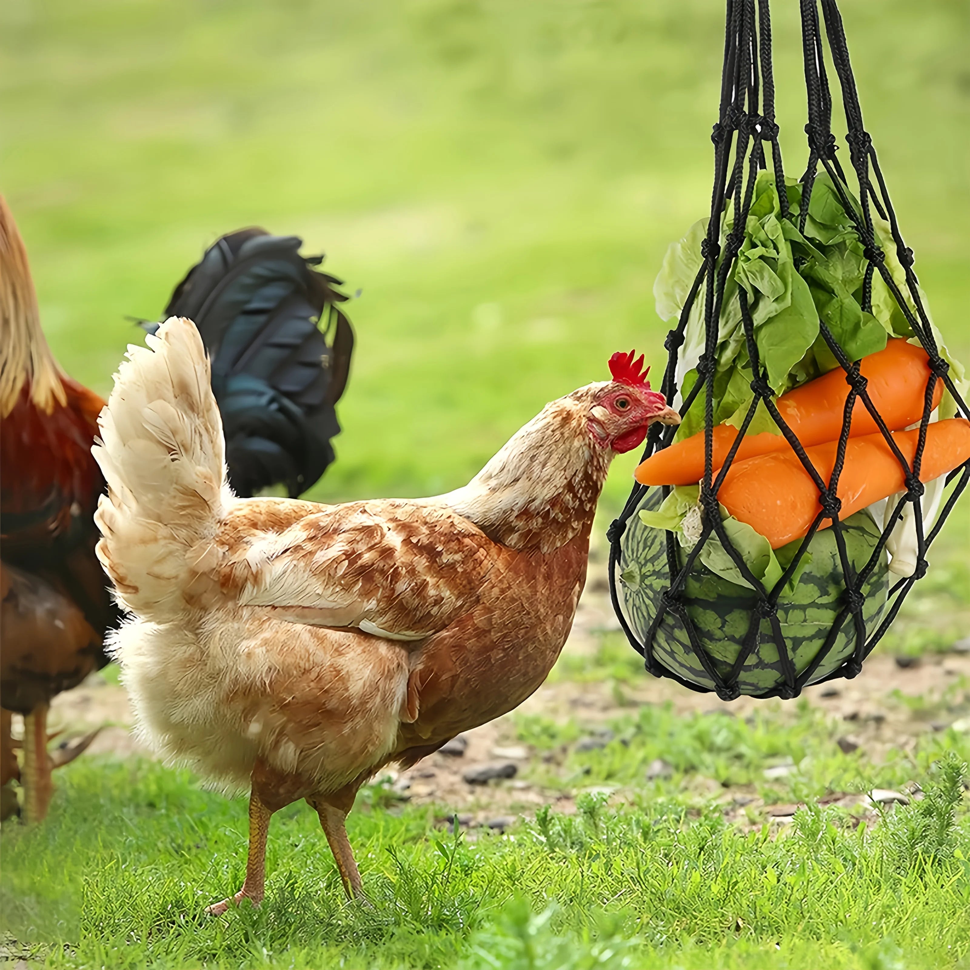 Adjustable Ball Stroage Bag Hanging Reusable String Bag with Hook Toys and Poultry Fruit Holder Zpaxo