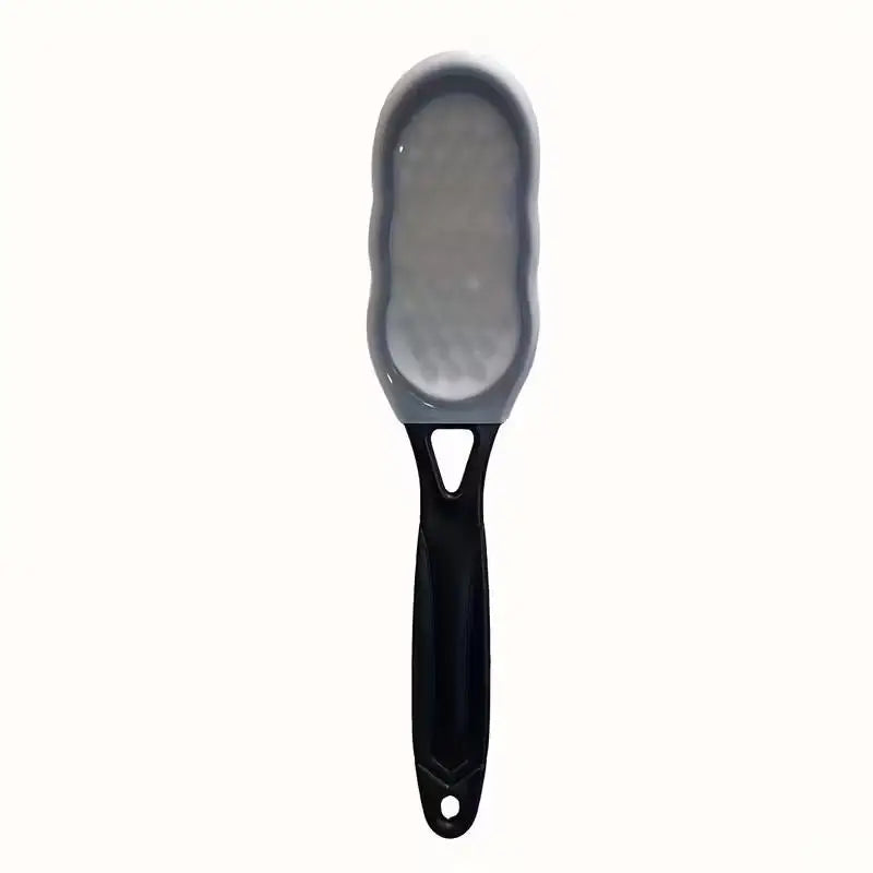 2PCS Stainless Steel Foot File – Splash-Proof, Ergonomic Handle, Coarse/Fine Grit for Home Spa & Gift Zpaxo