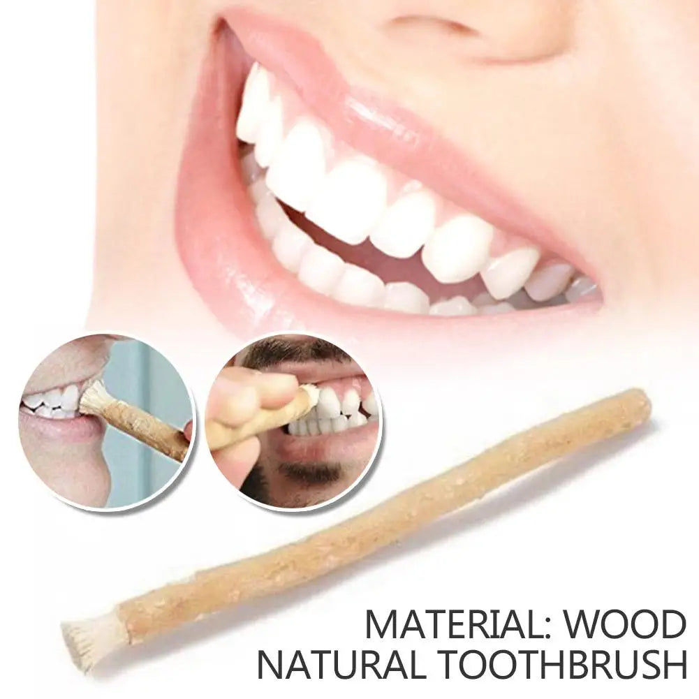 Miswak Natural Wooden Toothbrush – Siwak Arak Oral Care Stick Natural Toothbrush Zpaxo