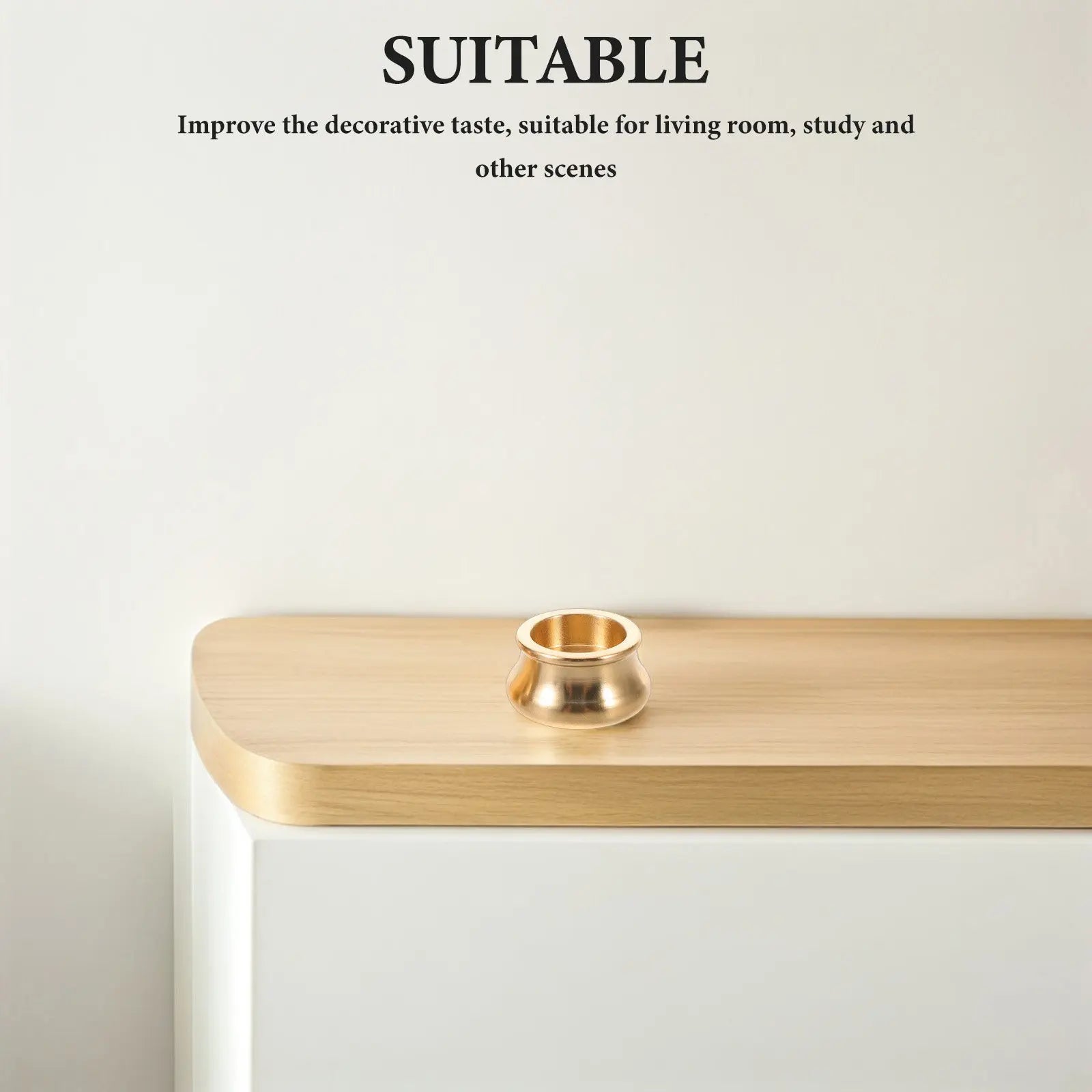 Incense Holder Brass Stick Stand Minimalist Ash Catcher Home