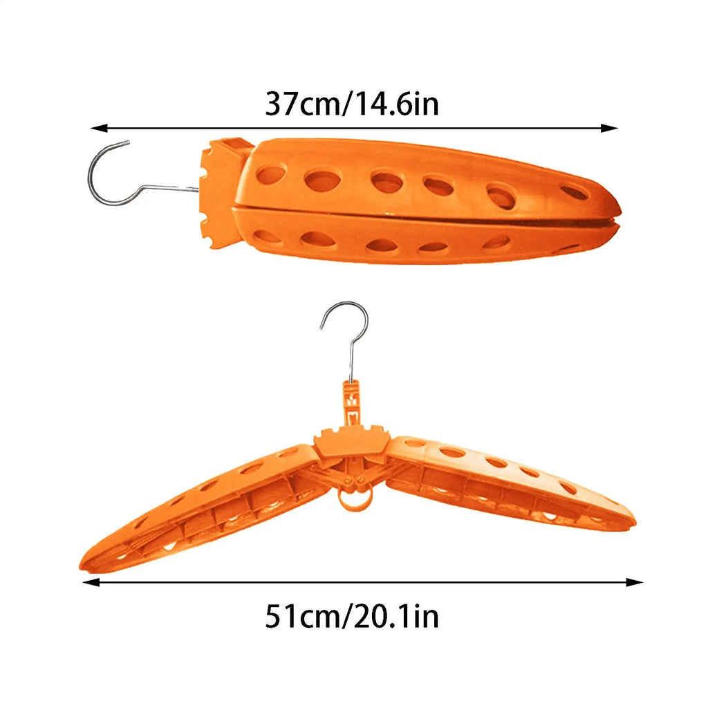 Portable Foldable Travel Wetsuit Hanger Heavy Duty Diving Suit