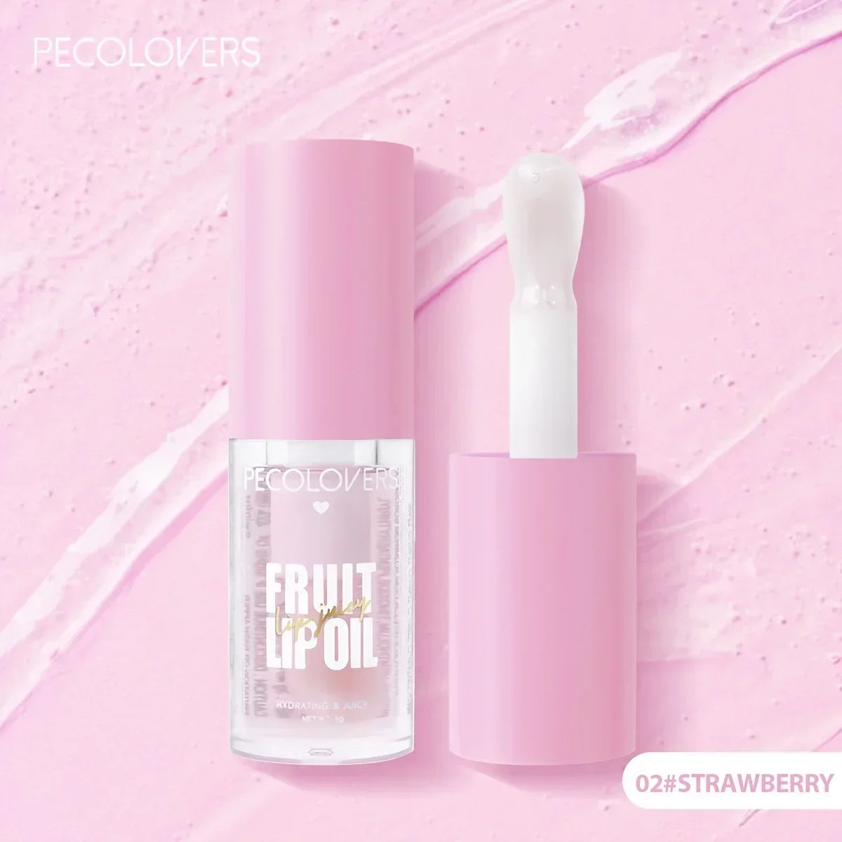 BIG Fruit Lip Oil Lip Enhancer Plumper Big Brush Moisturising Clear Lip Gloss Sexy Lip Makeup Care Cosmetics for Women Girl Lady Zpaxo 02