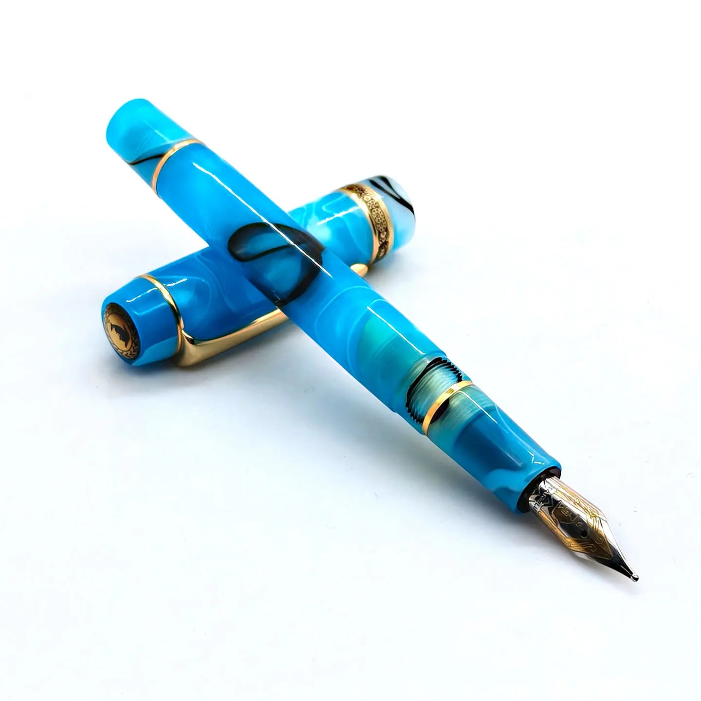 New Kaigelu 316 Fountain Pens EF F M Thickness Writing Tips Student Office Business Gift for Smooth File Signature Zpaxo SKY BLUE M