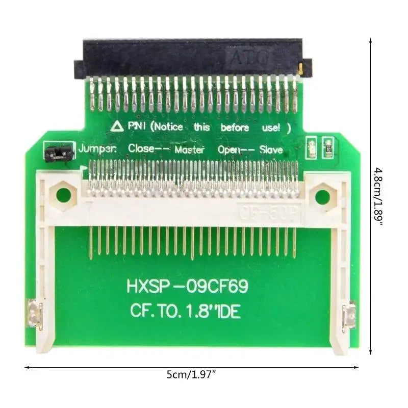 652F Hard Drive Pin 50-pins IDE 1 8'' Adapter Converter EP-035 Zpaxo