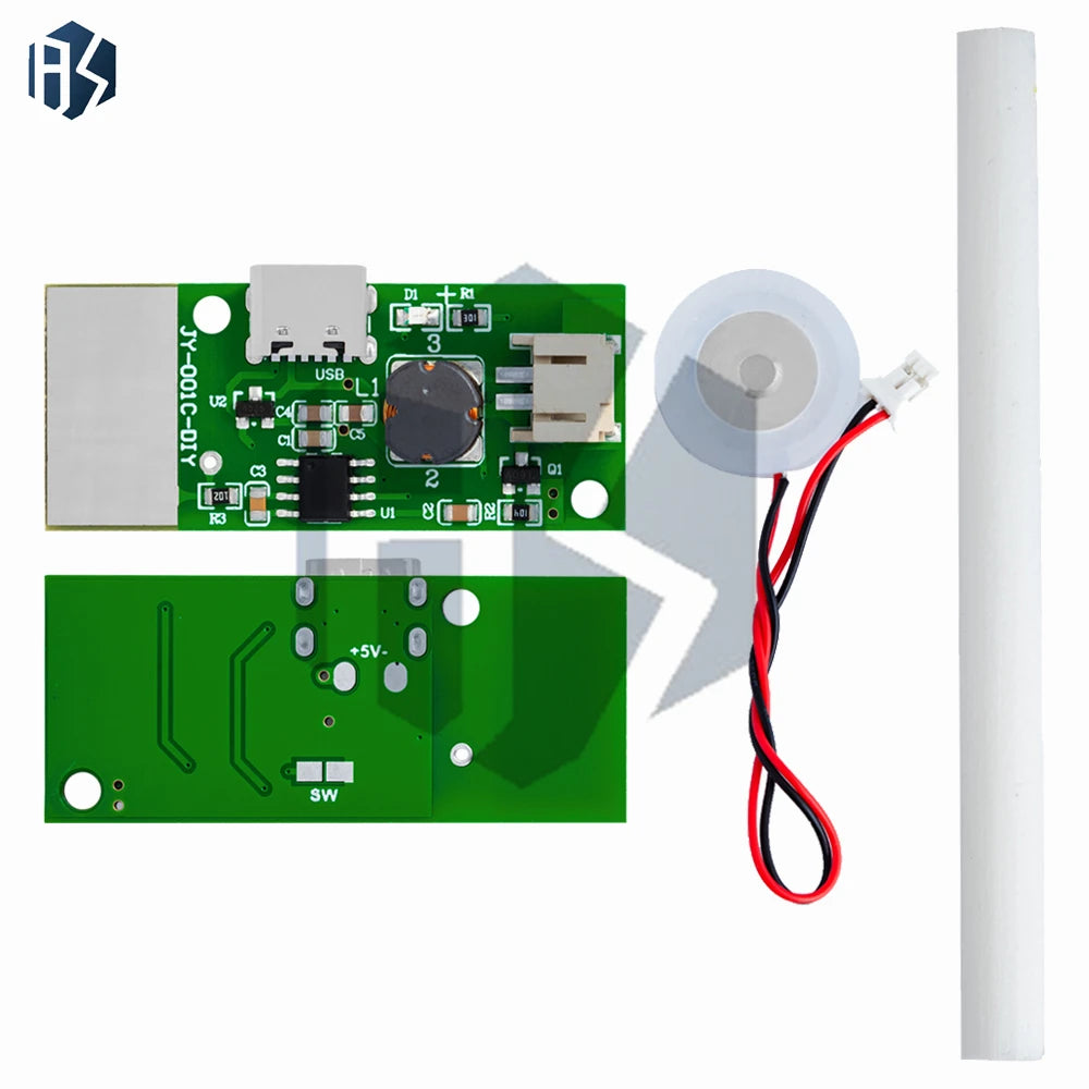 5V Type-c Ultrasonic Humidifier Driver Board Touch Control Nebulizer Zpaxo