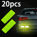 10 Ultra-bright Reflective Safety Stickers Waterproof Fluorescent