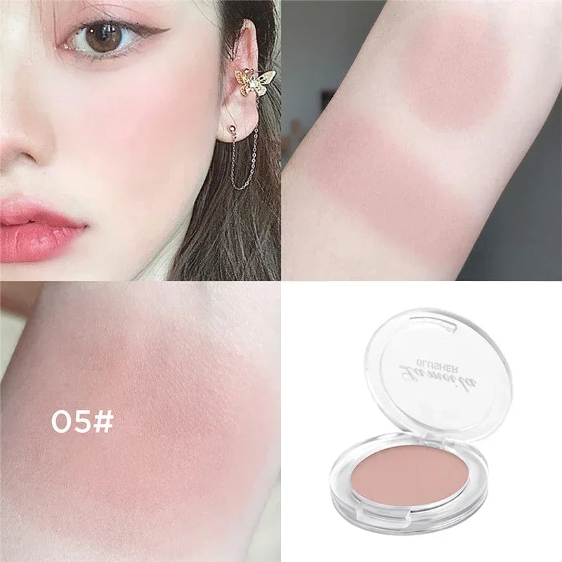 Monochrome Blush Face Mineral Pigment Peach Orange Nude Pink Blue Zpaxo 05