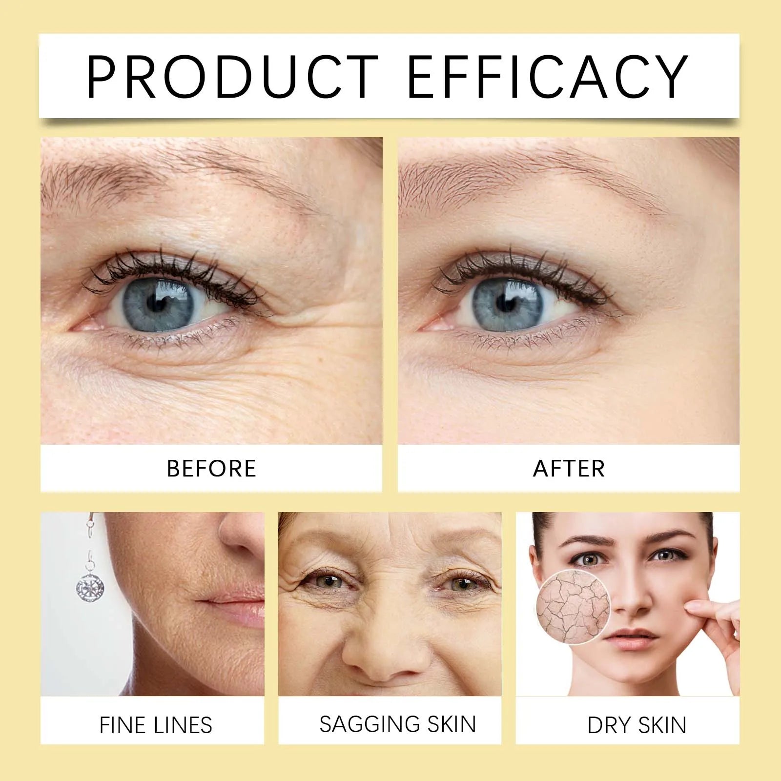 Hoygi Anti-Aging Wrinkle Smoothing Serum Collagen Increase resilience Boost Skin Firming for Face All Skin Types Sensitive Oily Zpaxo