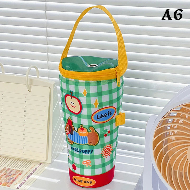 CMNew Milk Tea Tote Bag Heat Preservation Eco-friendly Handbag Zpaxo A6