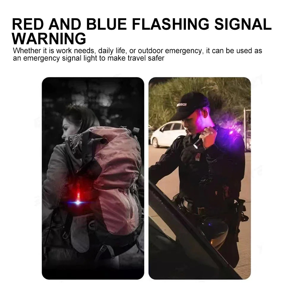 Mini Keychain Flashlight – 6-Mode Rechargeable COB LED