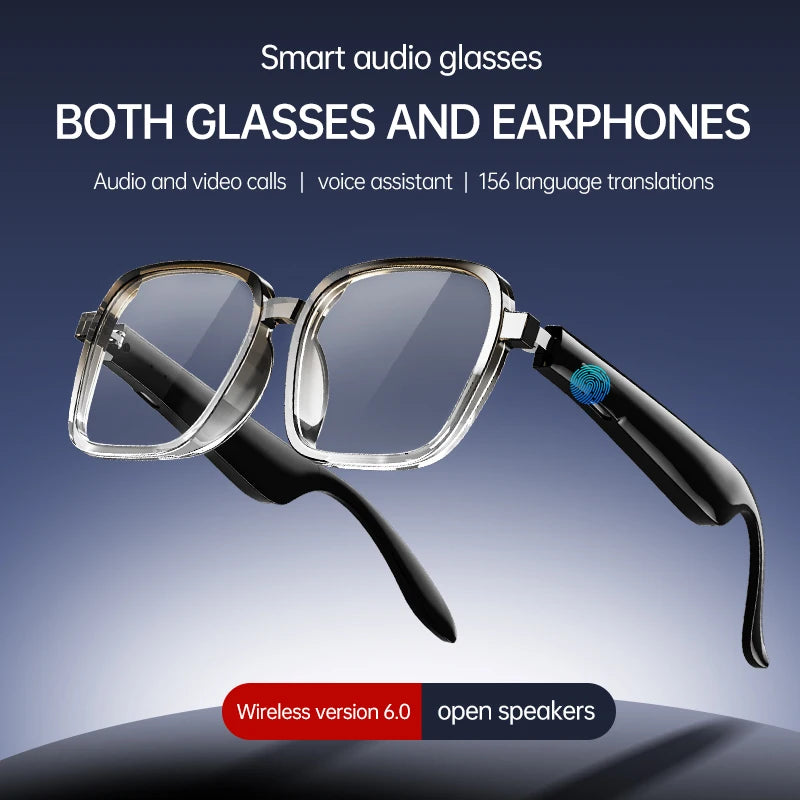 Bluetooth Audio Glasses Smart Translation Function 6-hour Playback