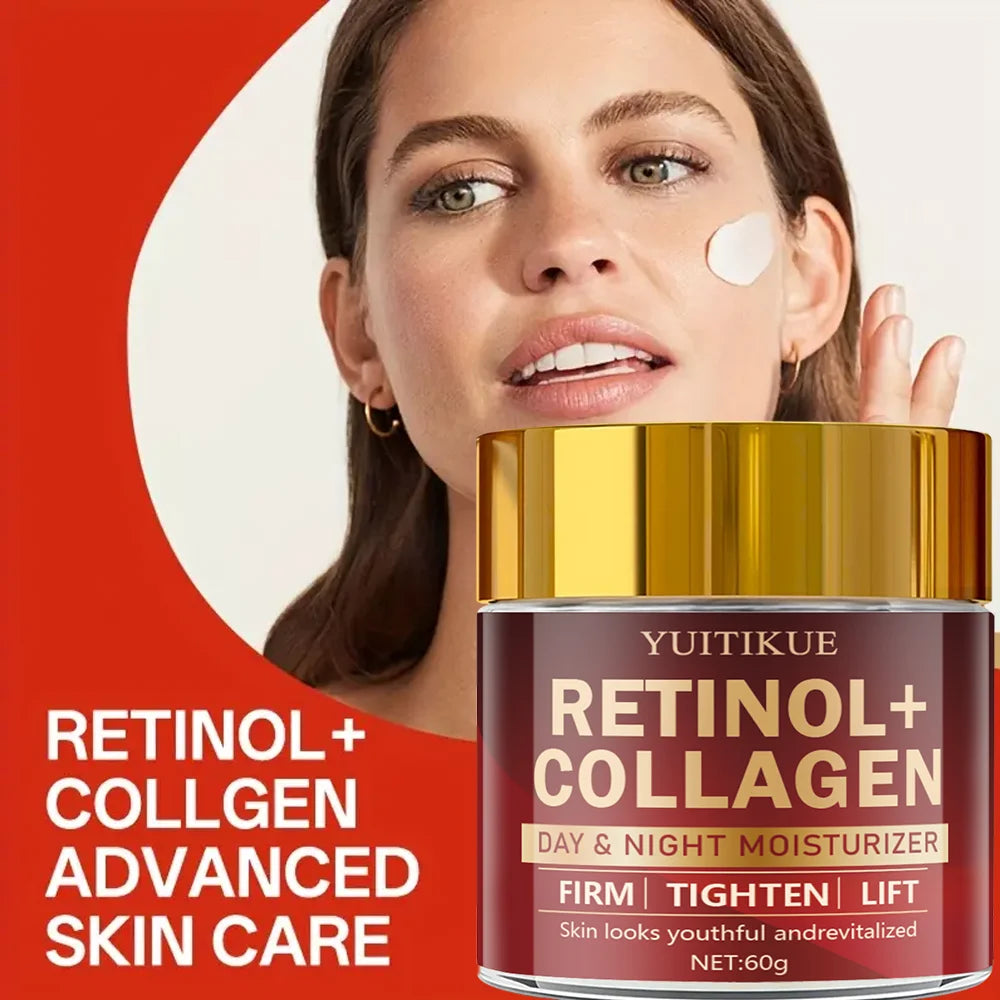 Retinol Collagen Cream 60g – Anti-Aging Day & Night Moisturizer Anti-Aging Face Cream Zpaxo Default Title