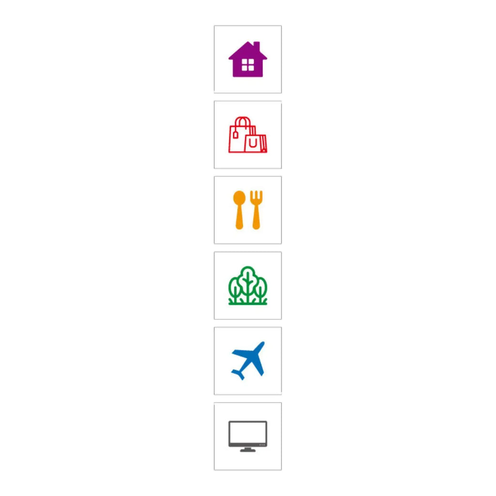 Cartoon Stamps Art Crafts Stationery Lightweight Self Inking Stamps DIY Zpaxo Style E