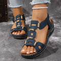 Large Roman Women Sandals Designer Beach Slippers Summer Wedges Shoes