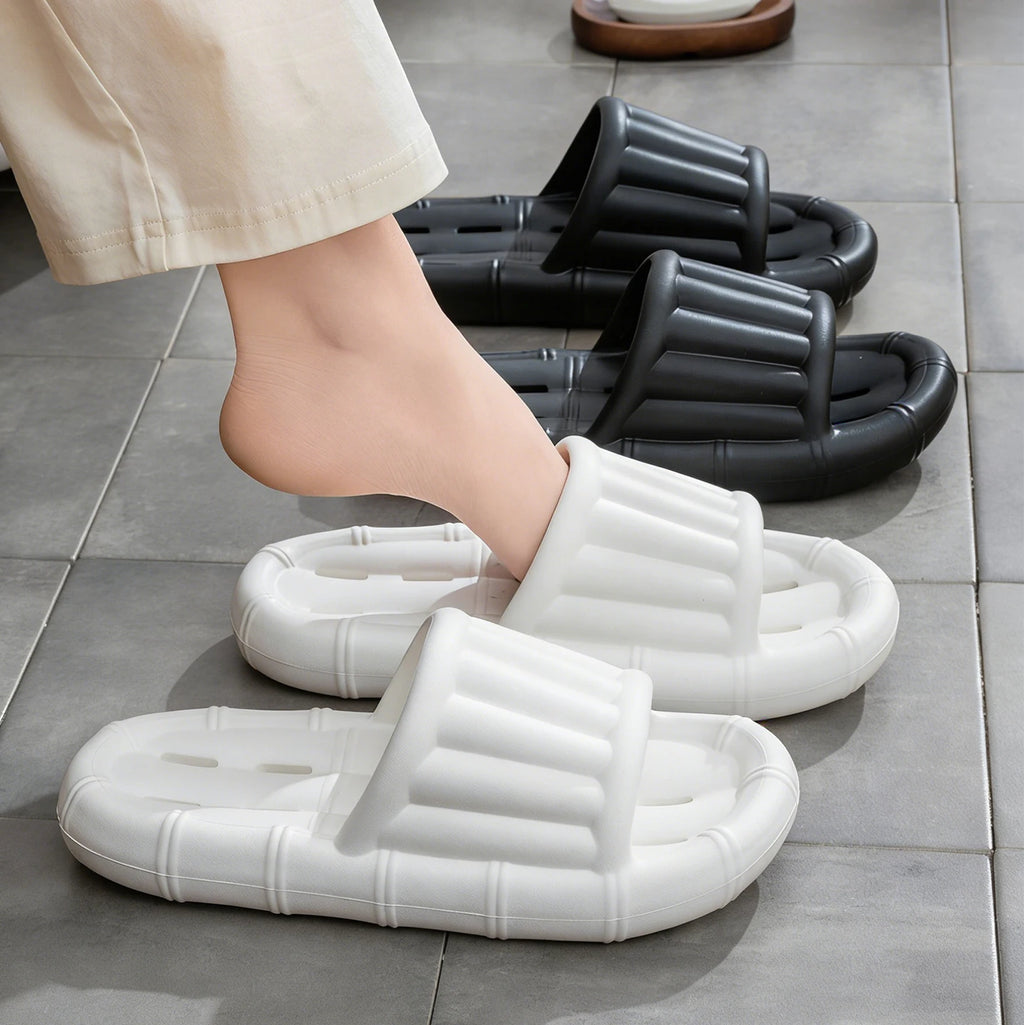 Women's Bathroom Slippers Non-slip Open Hole Hollowed-out Quick-dry