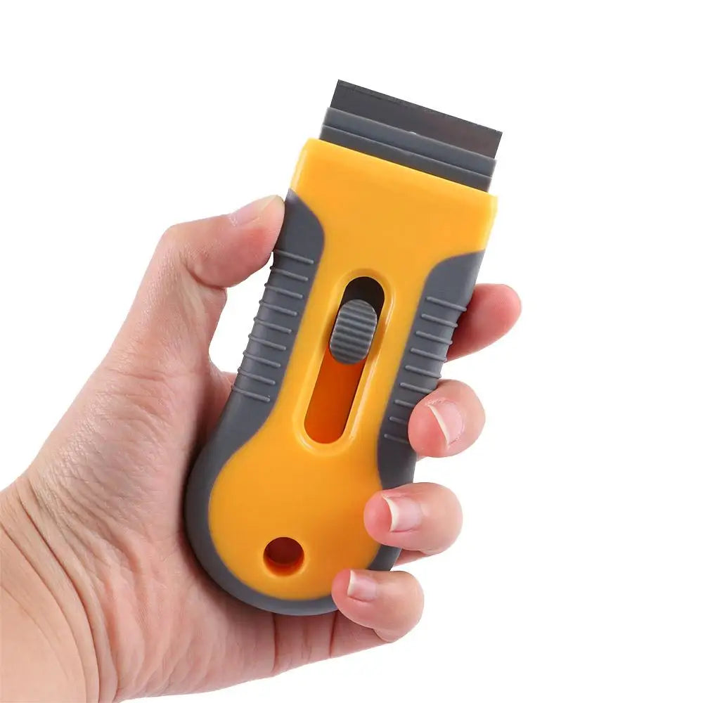 Handle Gadget With 5pcs Replaceable Blades Cleaning Tools Car Sticker Remover Scraper Spatula Glue Removing Razor Zpaxo