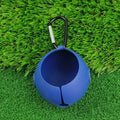 Portable Golf Ball Hook Holder Protective Cover Silicone Sleeve Zpaxo blue