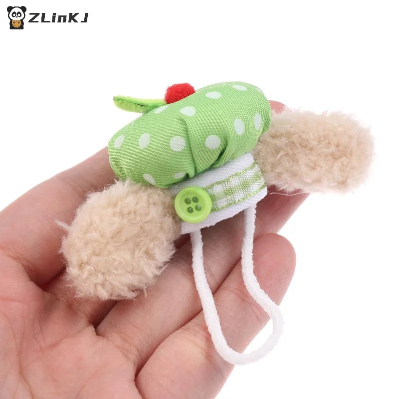 ▶1Pcs Cute Mini Doll Chef Hat Dolls Dress Up Hats Toy Dollhouse DIY Decoration Accessorie For 12-15cm Doll Kid Pretend Play Toys Zpaxo