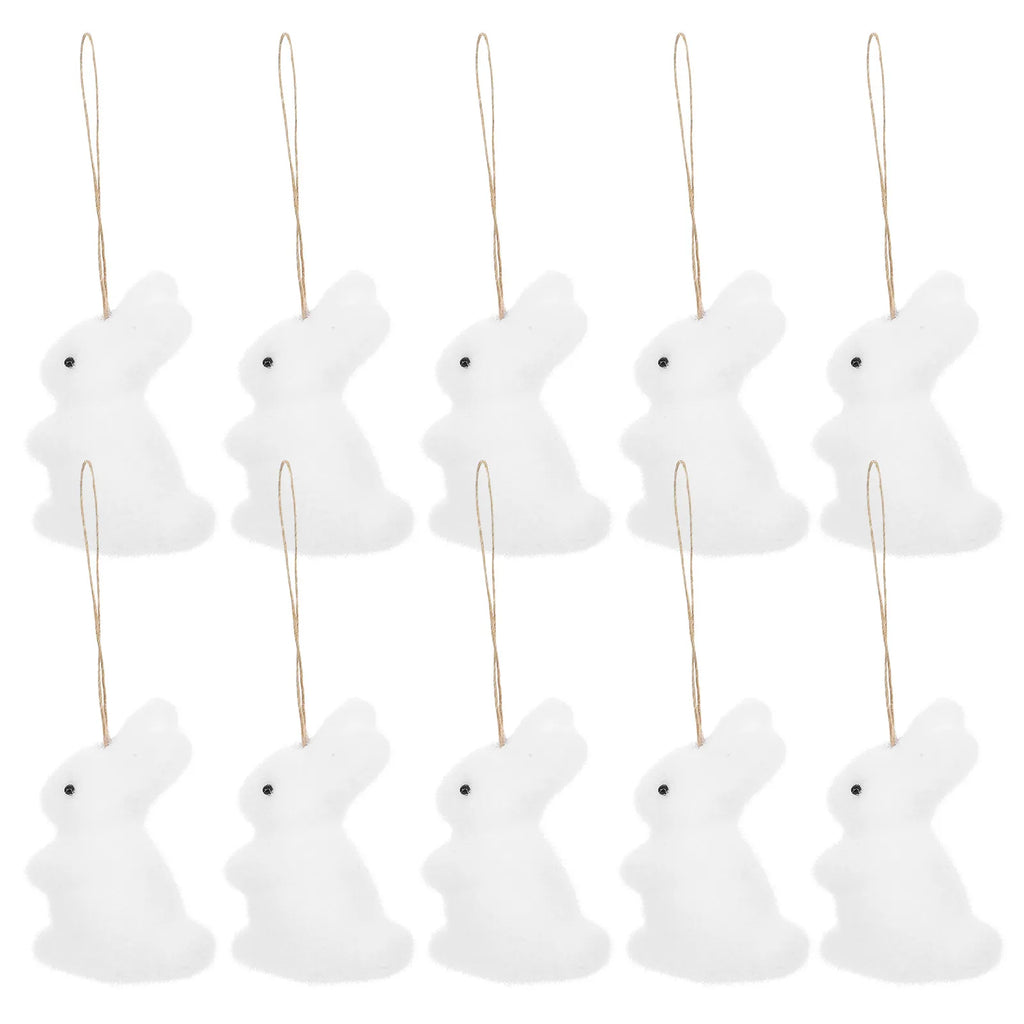 Easter Hanging Bunny Pendant Festive Foam Decor Unique Cute Rabbit