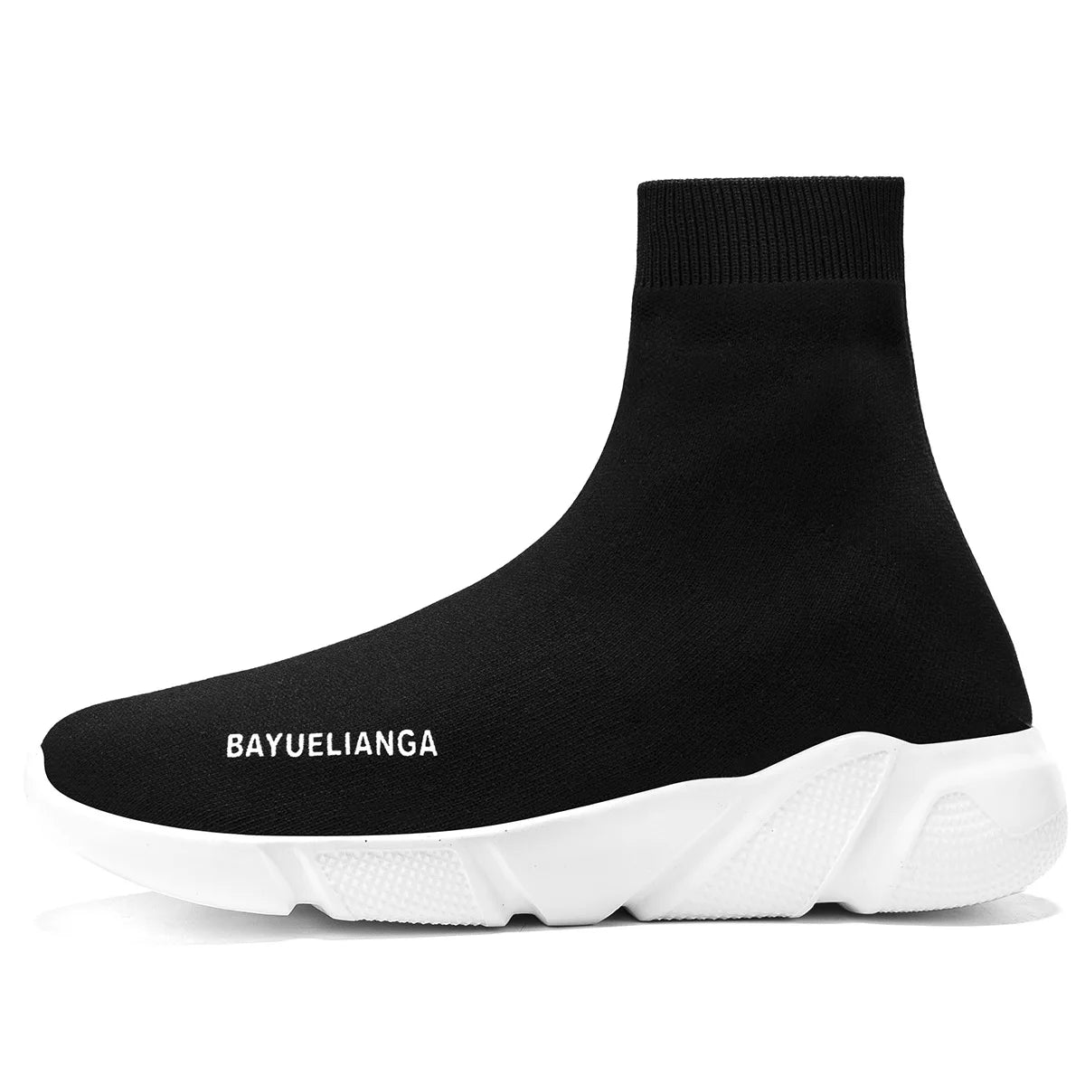 Inner Height Socks Black Shoes Women Fall Korean Version Thick Bottom Zpaxo 7008 black white 43 China Mainland