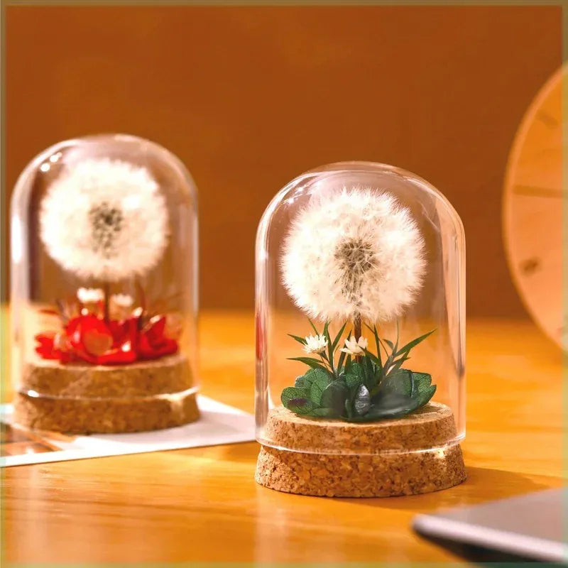 Desktop Decor Dried Dandelion Bouquet Preserved Flowers Birthday