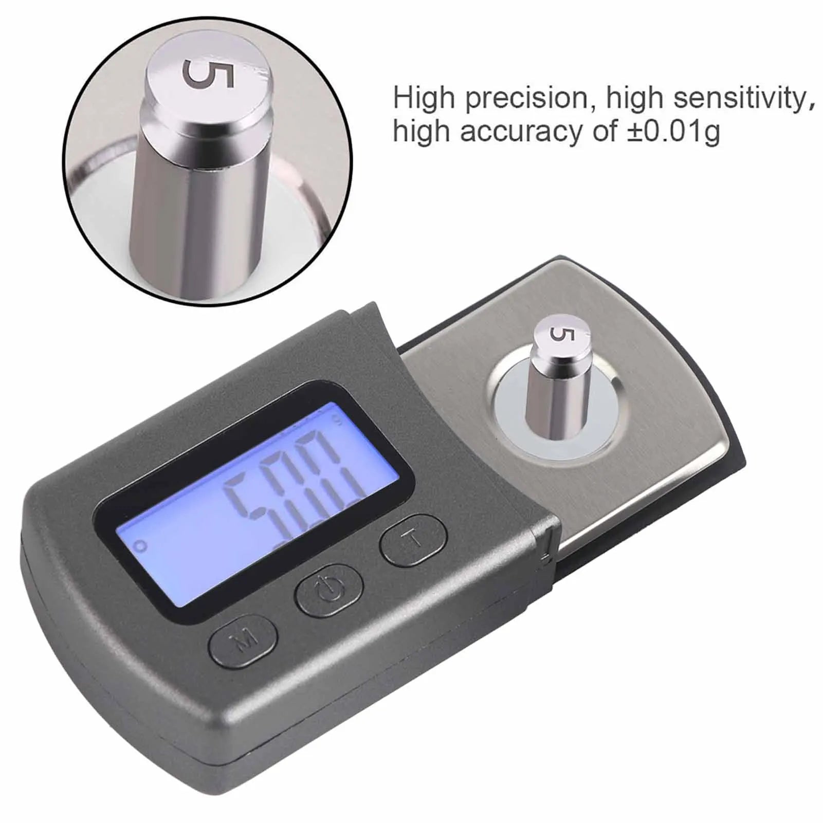 Digital Force Guage LCD Cartridge Tracking Gauge Scale Calibration