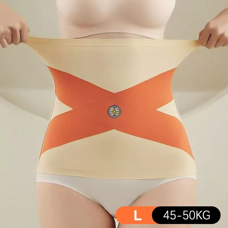 CMHigh Elasticity Seamless Postpartum Body Shaper Thin Belly