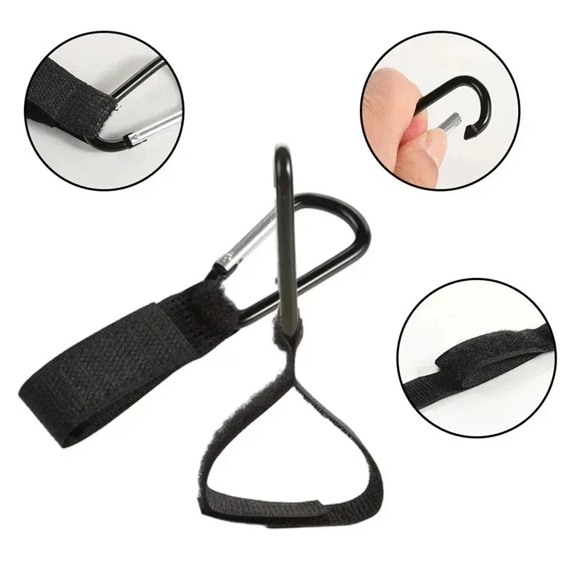 Baby Stroller Hooks – Nylon Carabiner Clips for Diaper Bags
