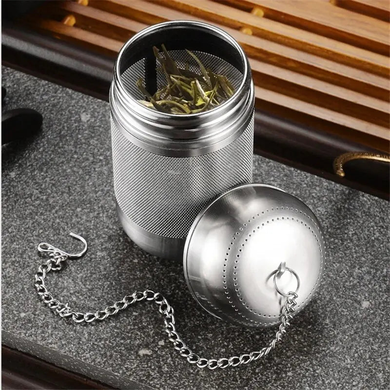 Tea Strainer Stainless Steel Infuser Leaves Spice Seasoning Ball