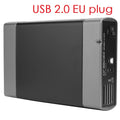 5.25 inch USB 2.0/USB 3.0 SATA External Optical Drive Case Enclosure Box Adapter For Windows 7 For Mac PC Zpaxo USB2.0 EU plug
